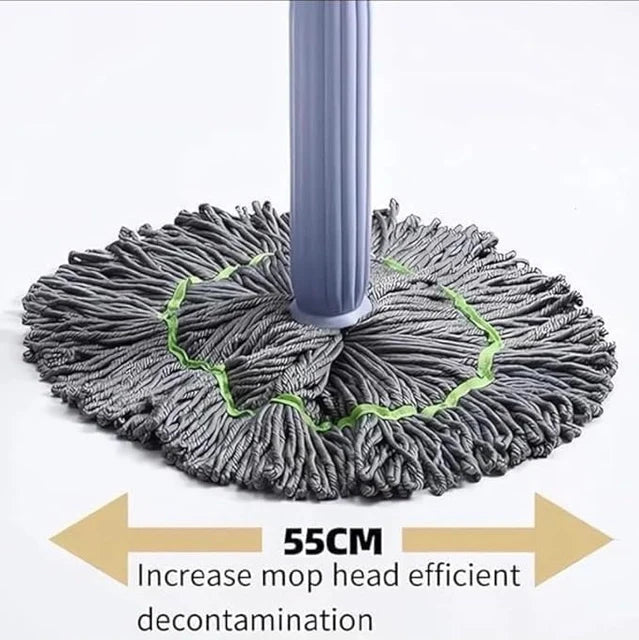 Dehydrated 2-in-1 Floor Cleaning Mop | 360 Rotatable Adjustable Cleaning Mops