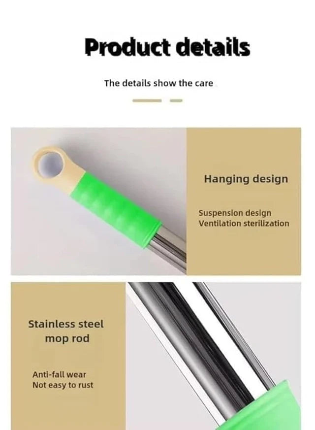 Dehydrated 2-in-1 Floor Cleaning Mop | 360 Rotatable Adjustable Cleaning Mops