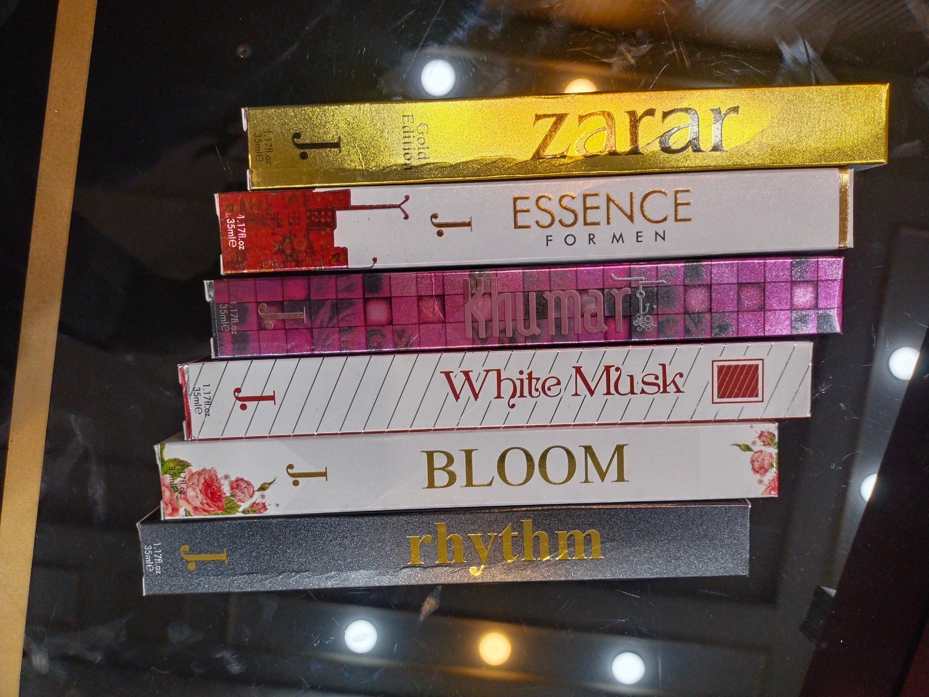 Premium J. Pack of 6 long lasting perfumes 35ML