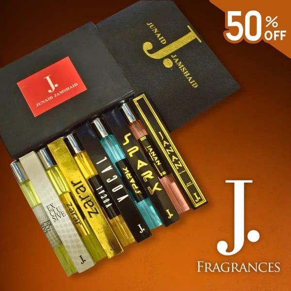 J. Long lasting Perfumes 35ml - Pack Of 5